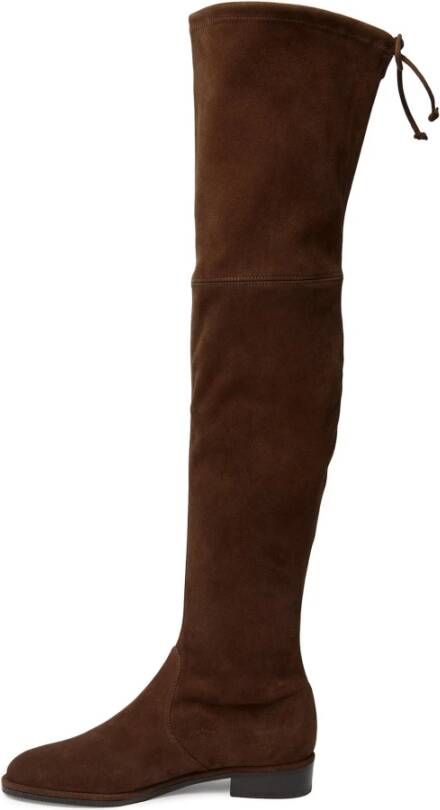 Stuart Weitzman Stijlvolle Over-Knee Laarzen Brown Dames