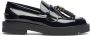 Stuart Weitzman Stoere Tassel Loafer Lug Zool Black Dames - Thumbnail 1