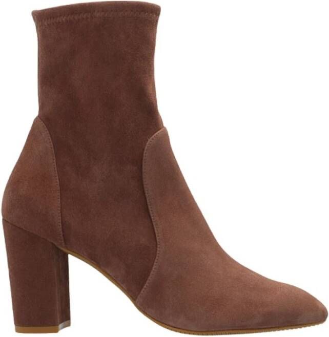 Stuart Weitzman Stretch Mid-Calf Soklaarsjes Brown Dames