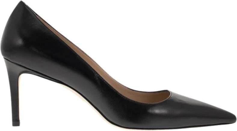 Stuart Weitzman Stuart 75 Leren décolleté Zwart Dames