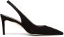 Stuart Weitzman Stijlvolle Suede Slingback Pump Black Dames - Thumbnail 1