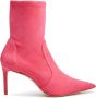 Stuart Weitzman Stijlvolle Puntige Bootie Pink Dames - Thumbnail 1