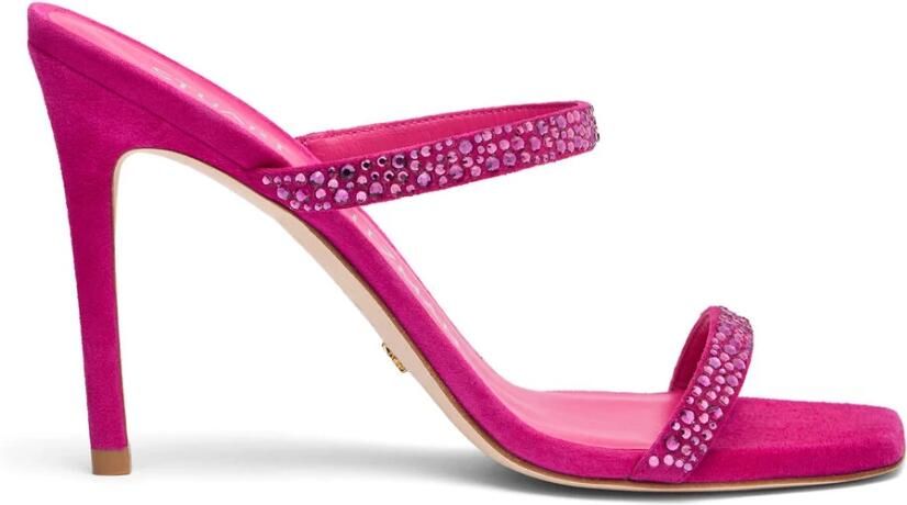 Stuart Weitz Aleena Royale 100mm Suede Sandalen