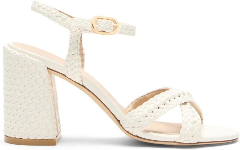 Stuart Weitz Alyssa Woven Block 85 Sandal