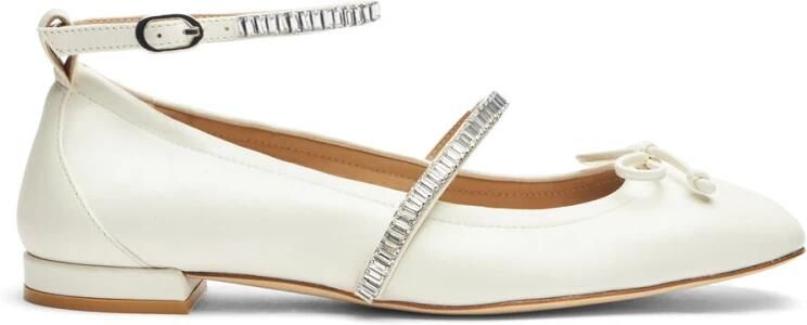 Stuart Weitzman Ballerina's met kristallen