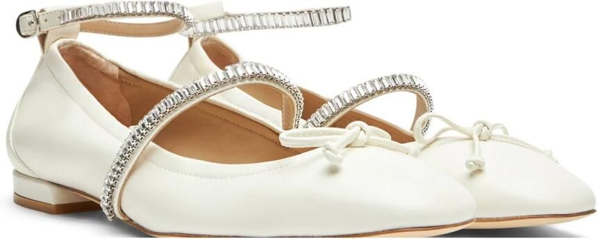 Stuart Weitzman Ballerina's met kristallen - Foto 3