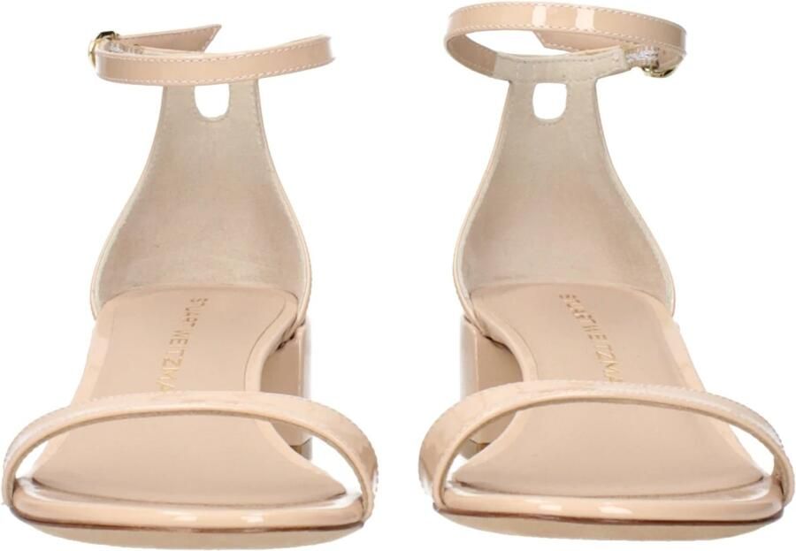 Stuart Weitz Beige Leren Platte Sandalen - Foto 2