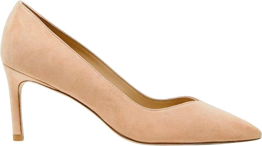 Stuart Weitzman Beige Suède Pumps voor vrouwen