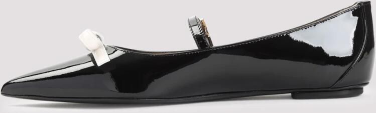 Stuart Weitz Bow Mary Jane Ballerina`s