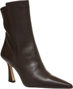 Stuart Weitzman Bruine puntige enkellaarzen