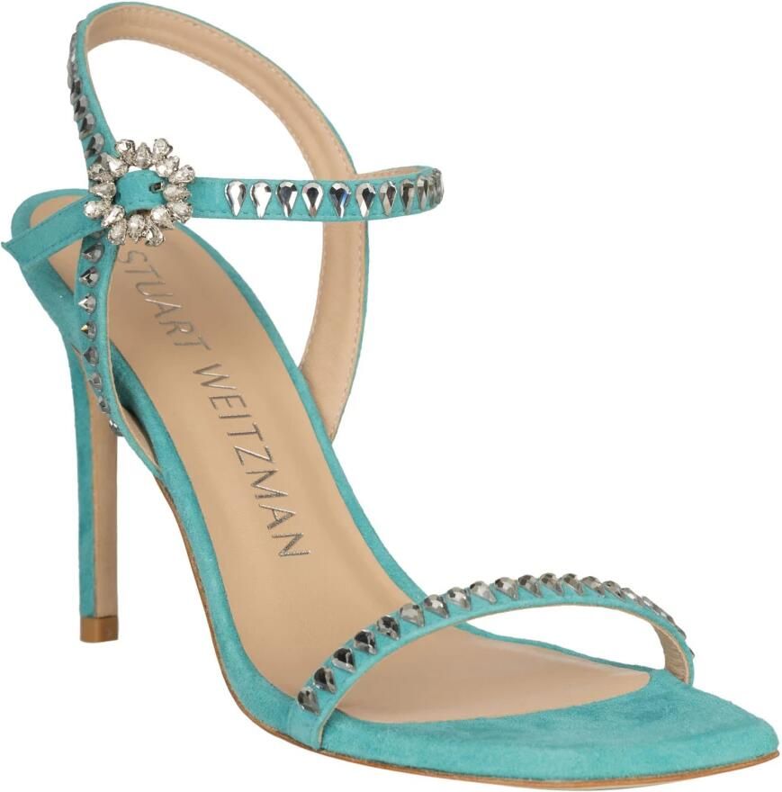 Stuart Weitzman Capri Gemcut Hoge Hak Sandalen - Foto 2