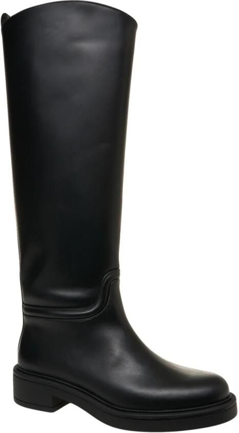 Stuart Weitz Elegante Leren Enkellaarzen Nero