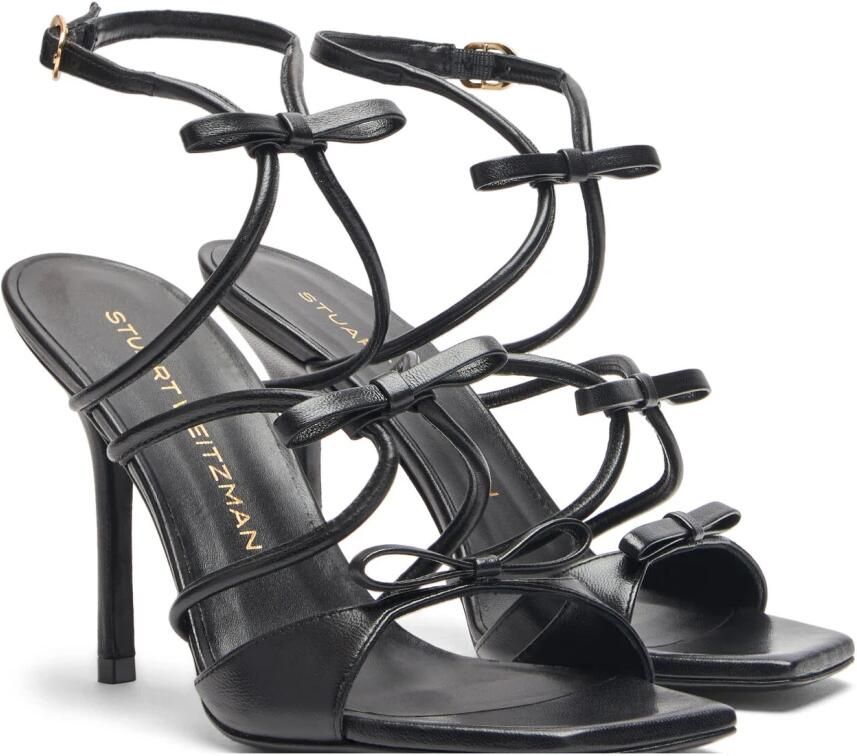 Stuart Weitz Elegante Sandaal met Strikaccent