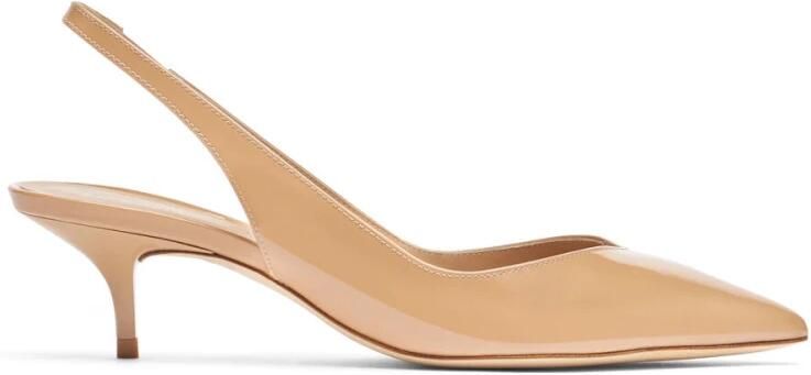 Stuart Weitz Elegante Slingback Pump met V-vormige Uitsnijding