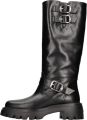 Stuart Weitzman Zwarte Moto Laarzen Emerson Stijl Black Dames - Zwart