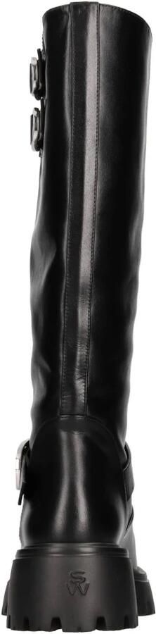 Stuart Weitzman Zwarte Moto Laarzen Emerson Stijl Black Dames - Foto 5