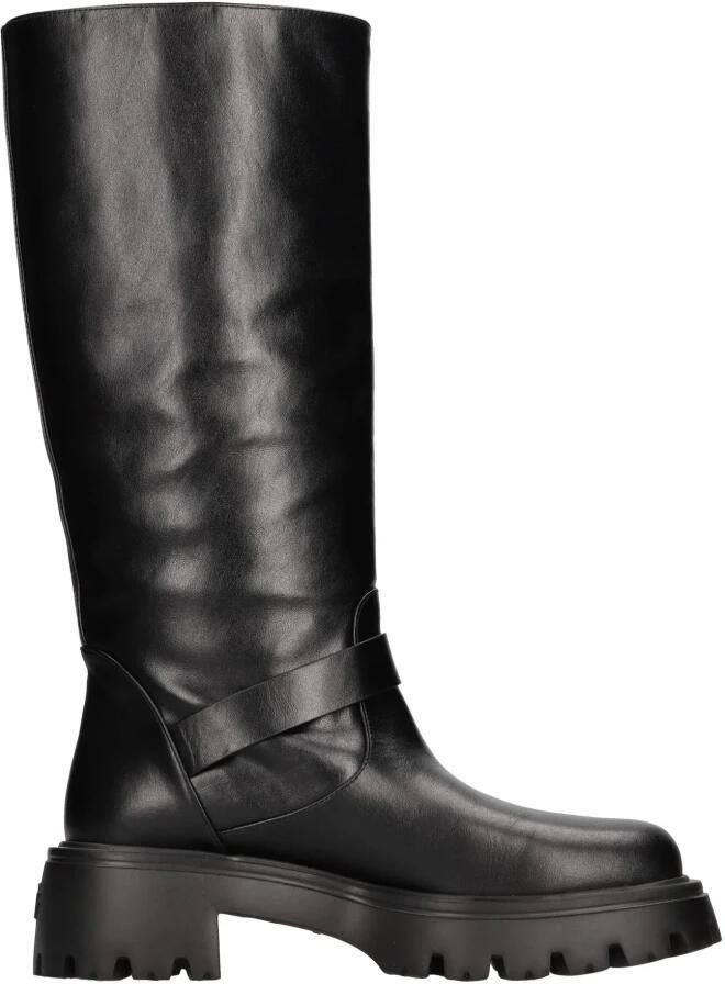 Stuart Weitzman Zwarte Moto Laarzen Emerson Stijl Black Dames - Foto 2