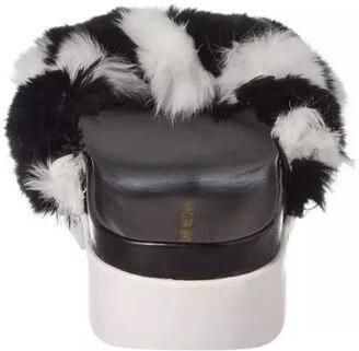 Stuart Weitzman Bont Pantoffels met Leren Binnenzool Black Dames