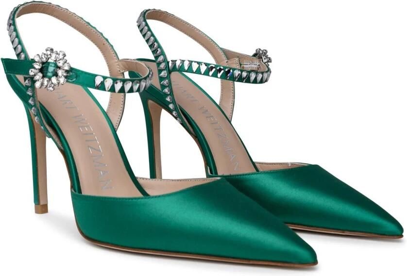 Stuart Weitz Gemcut 100 Pumps met enkelbandje
