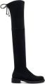 Stuart Weitzman Giseleland Over-the-Knee Laars - Zwart