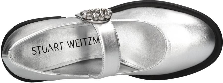 Stuart Weitzman Leren ballerina's met strass - Foto 5