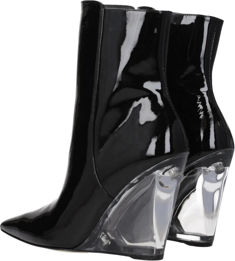 Stuart Weitz Zwarte Leren Enkellaarsjes Punk Rock