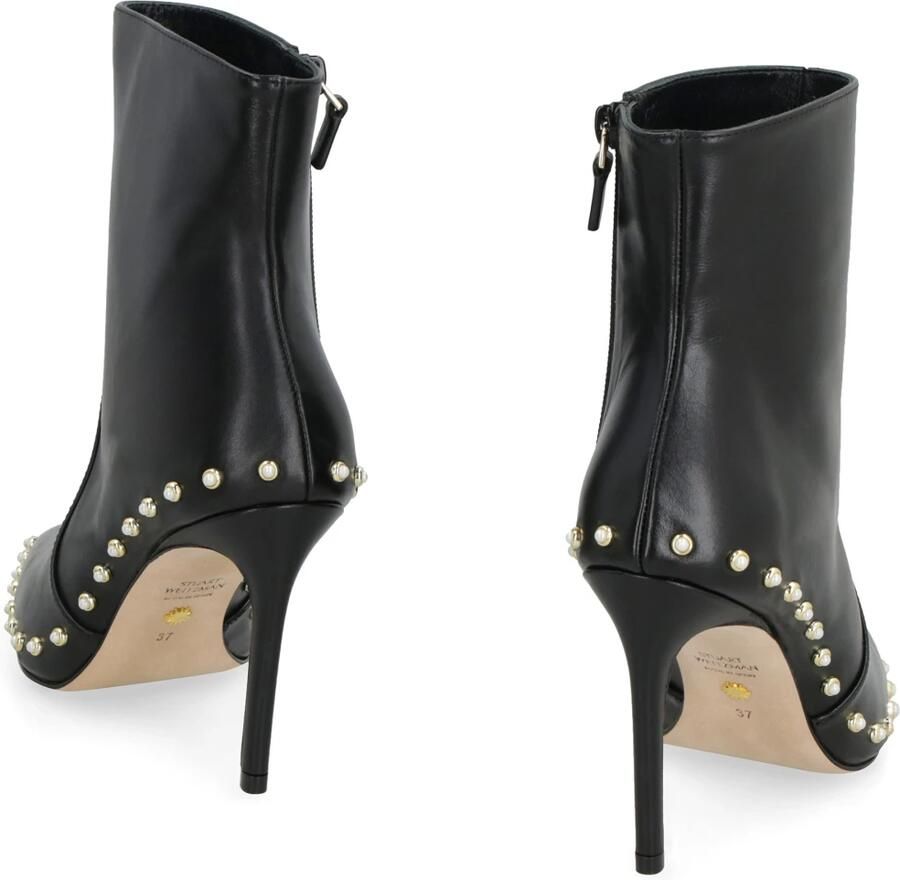 Stuart Weitz Leren Enkellaarsjes met Puntneus