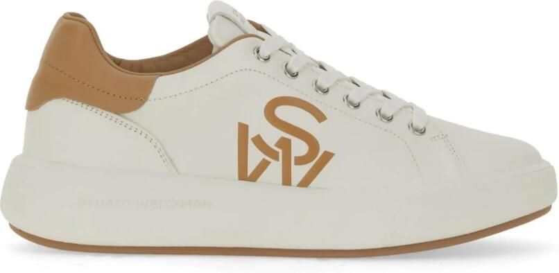 Stuart Weitz Low-Top Monogram Sneakers