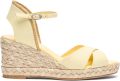 Stuart Weitzman MIRELA II ESPADRILLE WEDGE - Geel