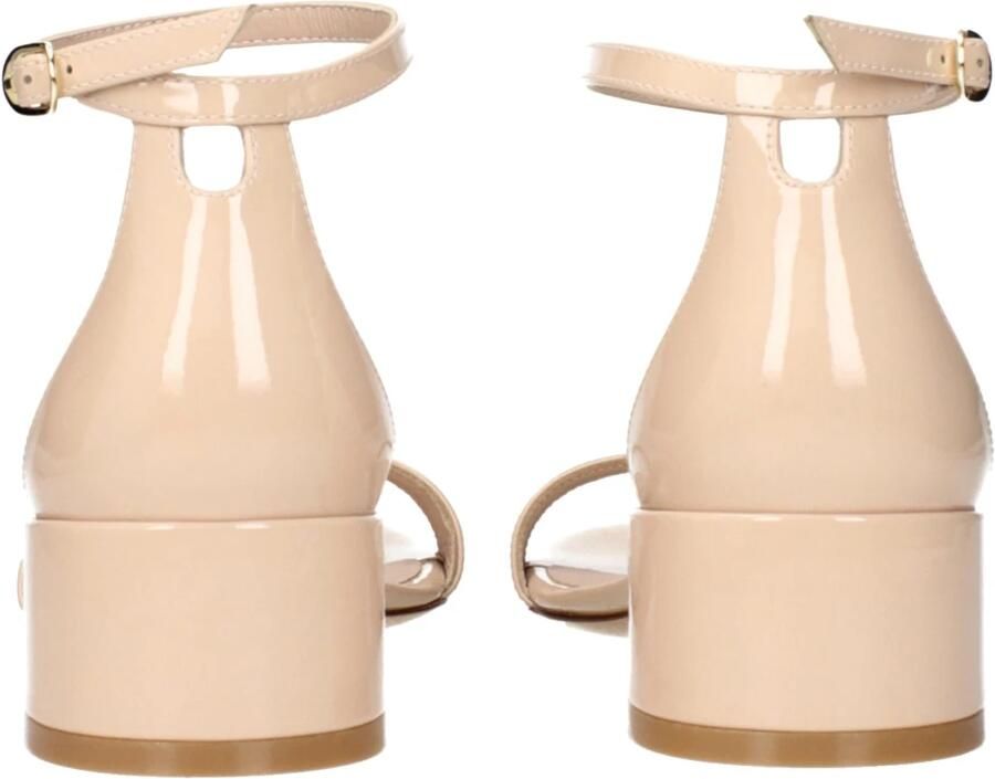 Stuart Weitz Leren Sandalen Nude & Neutrals