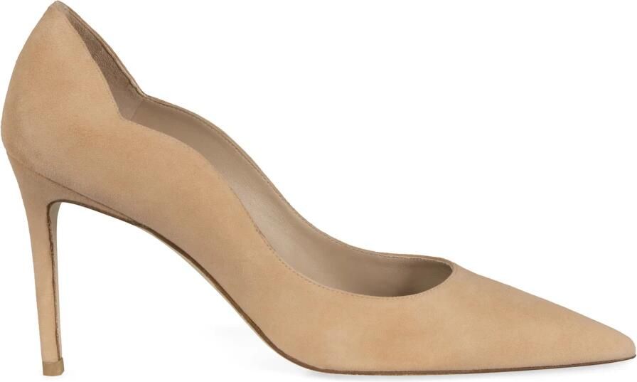 Stuart Weitz Puntige Neus Suède Stiletto Hakken