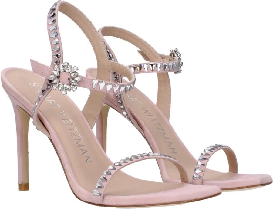 Stuart Weitzman Gemcut100Suesd561Ballet Stiletto Hak Sandalen - Foto 3