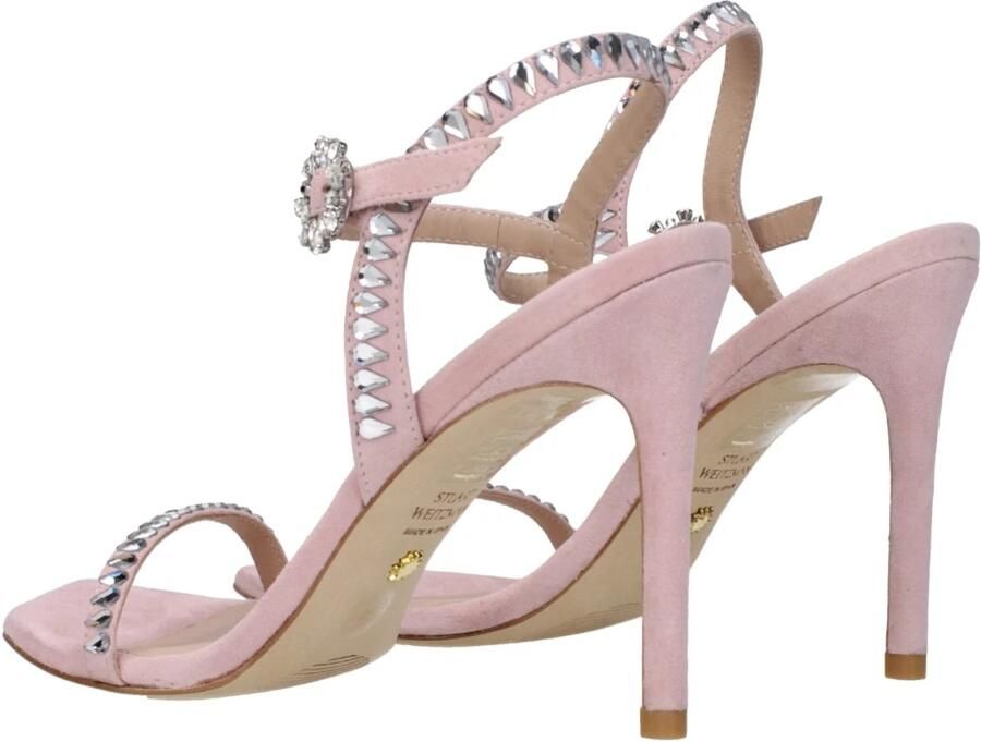 Stuart Weitzman Gemcut100Suesd561Ballet Stiletto Hak Sandalen - Foto 4