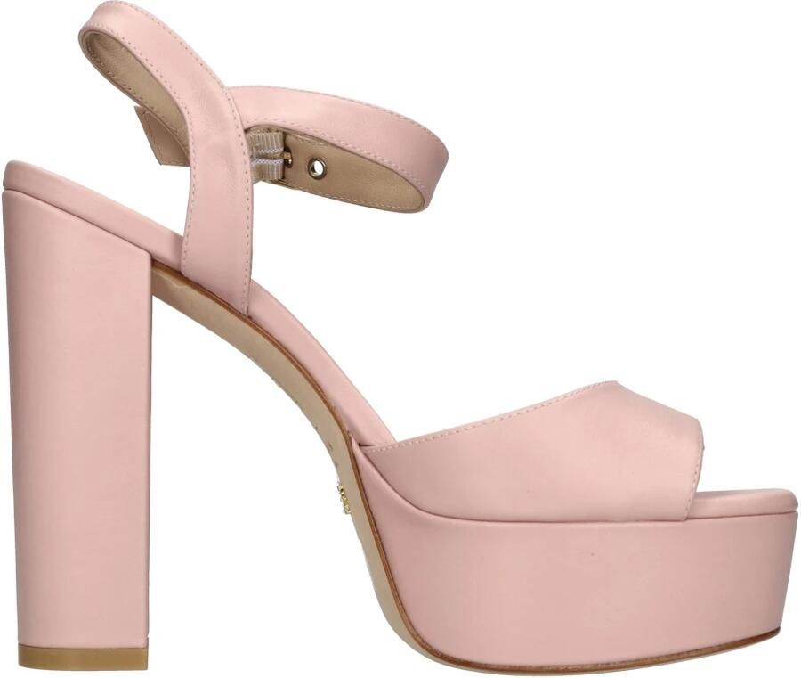 Stuart Weitzman Ryder 95 Platform Sandal Pink Dames