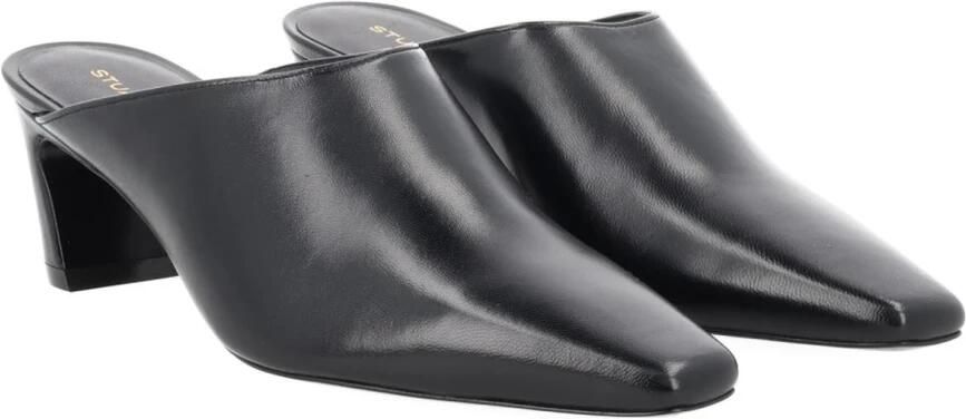 Stuart Weitzman Stasso Square Toe Mules - Foto 5