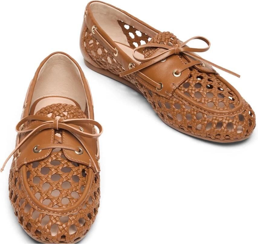 Stuart Weitzman Tinsley Woven Moccasin - Foto 2