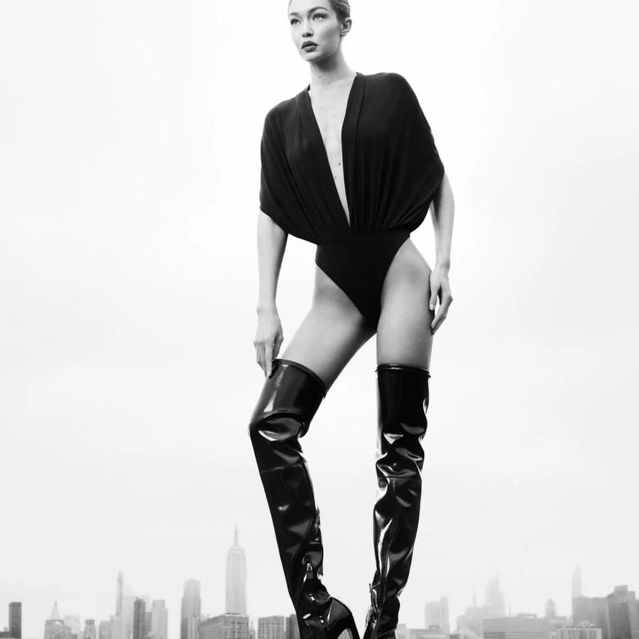 Stuart Weitzman Ultrastassi Over-the-Knee Laars 85 - Foto 2