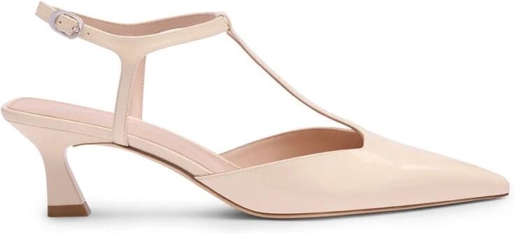 Stuart Weitzman Vinnie T-Strap Pomp