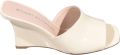 Stuart Weitzman Vinnie Wedge Mule 85 - Wit
