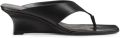 Stuart Weitzman Vinnie Wedge Thong 50 - Zwart
