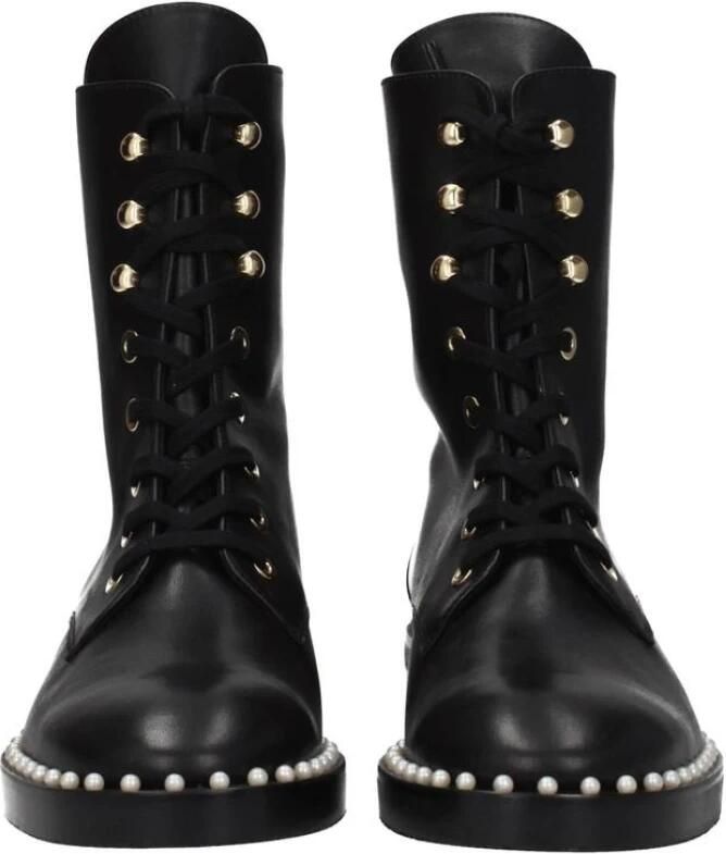 Stuart Weitzman Sondra veter-up hakken enkellaarzen Zwart Dames - Foto 2