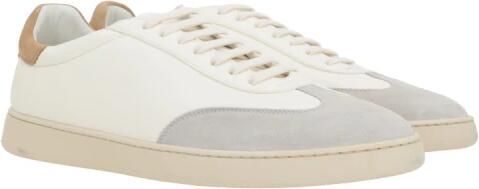 Stuart Weitz Witte leren low-top sneakers
