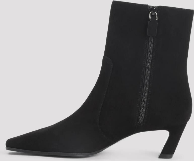Stuart Weitz Zip Bootie met 5cm Hakhoogte