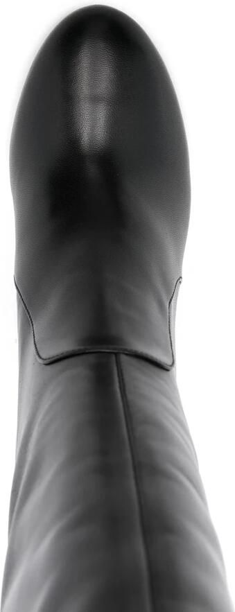 Stuart Weitz Zwarte Babette Tubo Hoge Hakken Schoenen