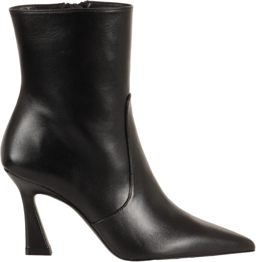 Stuart Weitzman Zwarte enkellaarzen voor vrouwen Black Dames