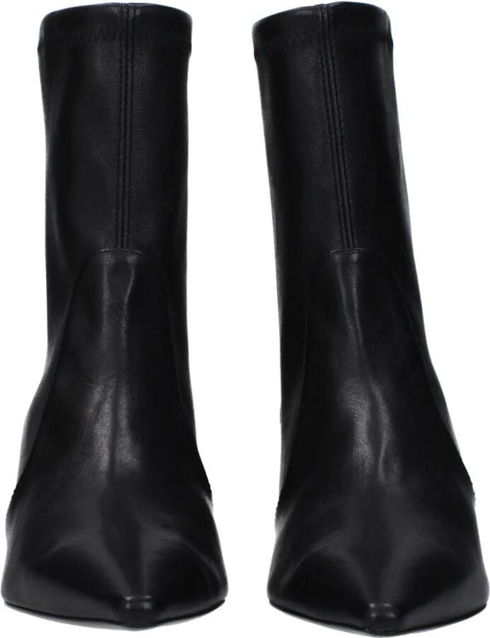 Stuart Weitz Zwarte leren enkellaarzen