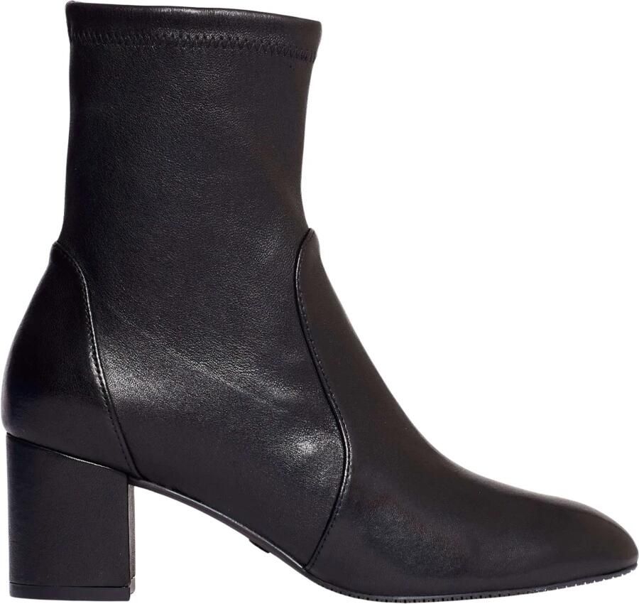Stuart Weitzman Zwarte leren enkellaarzen