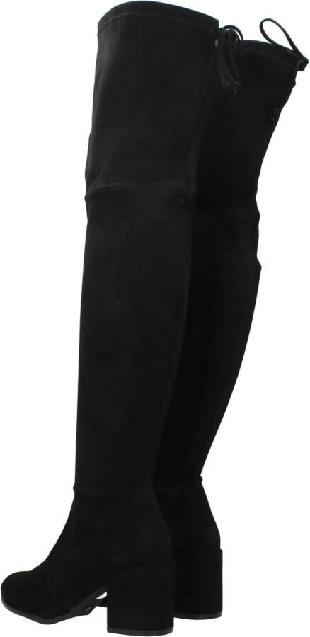 Stuart Weitz Zwarte Leren Over De Knie Laarzen - Foto 2