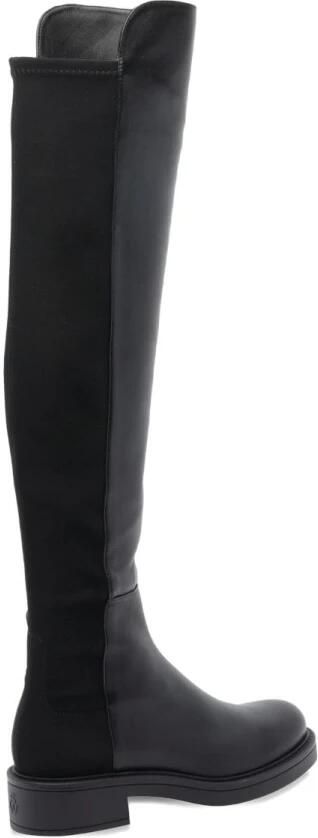 Stuart Weitz Zwarte Over-de-knie Laarzen