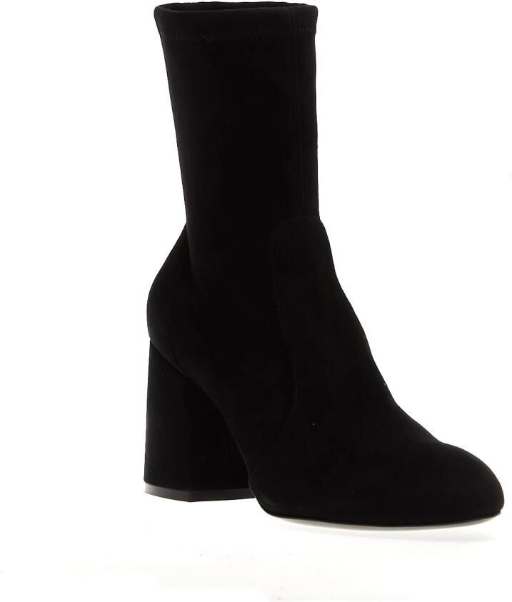 Stuart Weitzman Zwarte Suède Enkellaarzen Aw23 - Foto 2